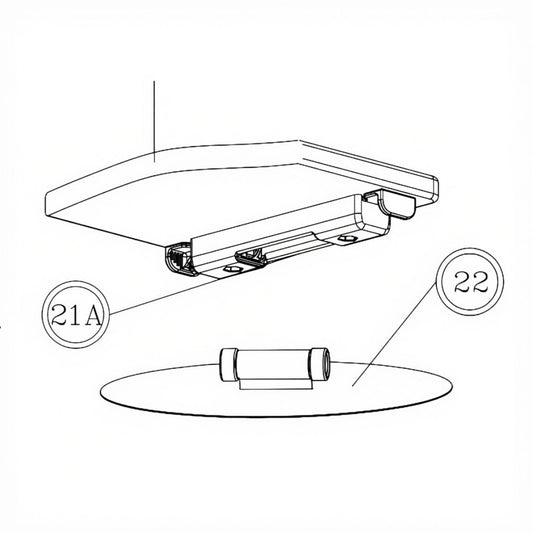 Z60519 - klupa 95 cm - modeli od 2005 do 2014 - siva - Quickfit