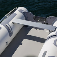 Zodiac Cadet rubberboot met grijs-witte H2P airdeck luchtbodem en aluminium zitbank