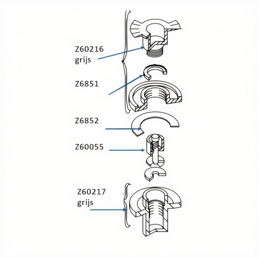 Z6852 - brtva ventila - crna