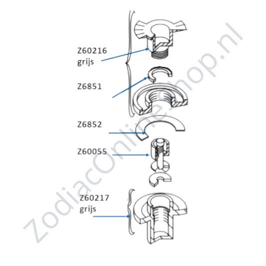 Z60217 - kućište ventila - stariji tip ventila